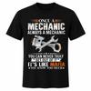 Once A Mechanic Always A Mechanic Funny Auto Mechanic Graphic Shirt