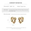 Zinc Alloy Needle Love Snake Earrings for Women Personalized Stud Earring High End and Fashionable Gold Plating Jewelries