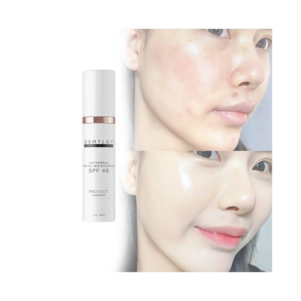 Drmtlgy Sunscreen Moisturizing Spf46 All In One Lightweight Color Face Care