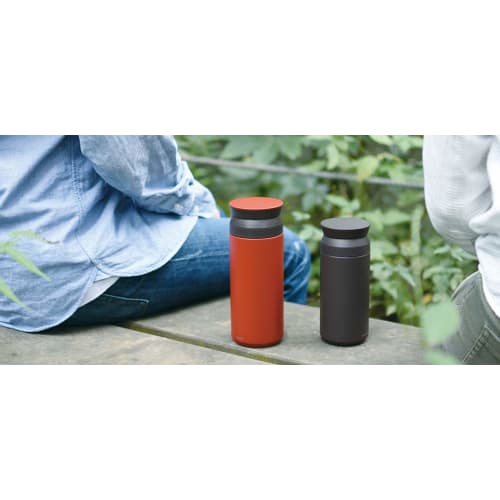 KINTO Travel Tumbler, 350ml, White, Double-Layer Vacuum Wall, Insulates Hot and Cold Drinks, 20932