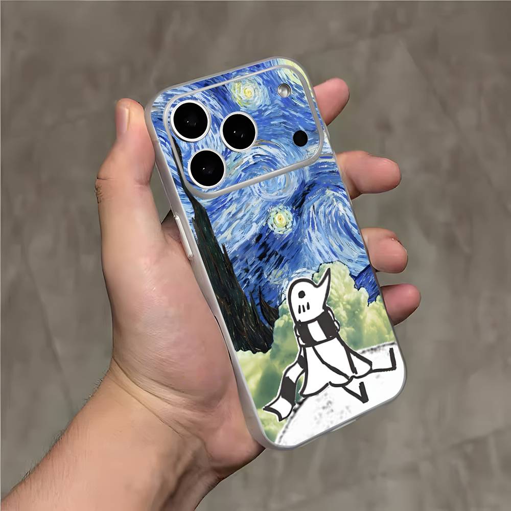 

G-Goodnight P-Punpun For iPhone 17,16,15,14,13,12,11,Pro,Max,Plus Transparent White Phone Case Magnetic Wireless Charging iPhone12