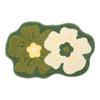 New Small Fresh Bathroom Flocking Moisture-wicking Carpet Floor Mat Toilet Home Slip-resistant Mat Bedroom Door Mat