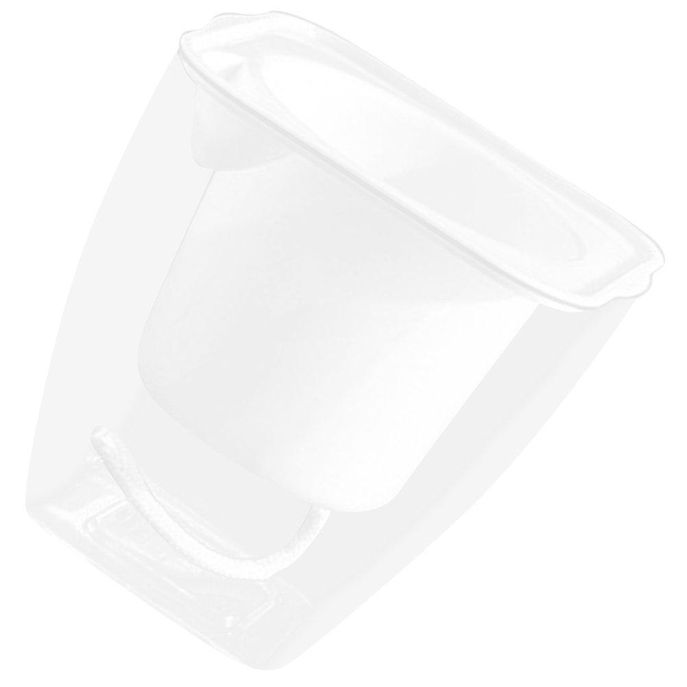 Orchid Pot Resin Drainable Flower Planter for Indoor Plants Garden Supplies Breathable Flower Pot with Ventilation 10.6X10.4X10.4CM