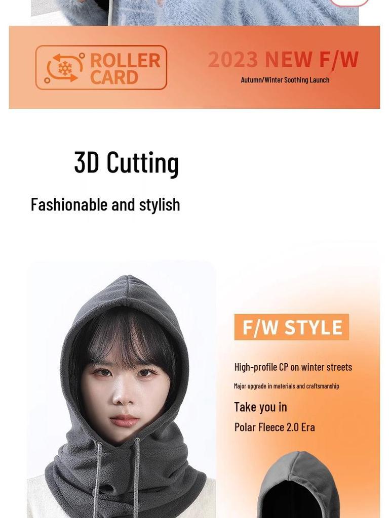 Windproof Winter Balaclava: Full Face Warmth for Men & Women, Ideal for Outdoor Cycling