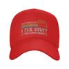 That's What I Do I Fix Stuff And I Know Things Sun Baseball Cap Spring Unisex Men Trucker Hat Hot Sale Sports Baseball Caps