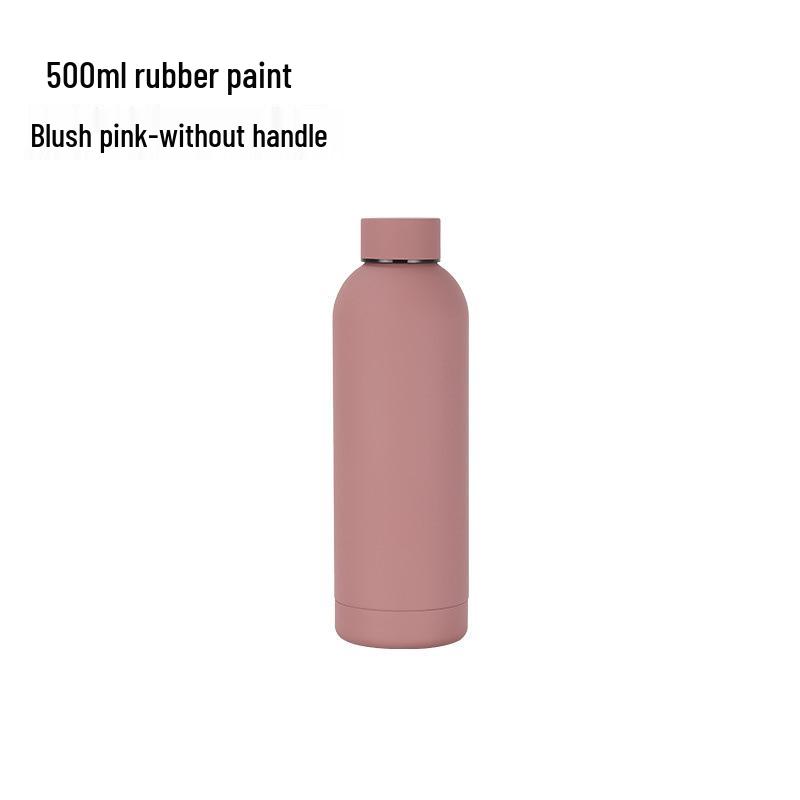 750ml Nerezová termoska - Přenosná, Matná, S malým hrdlem, pro venkovní sporty a do auta