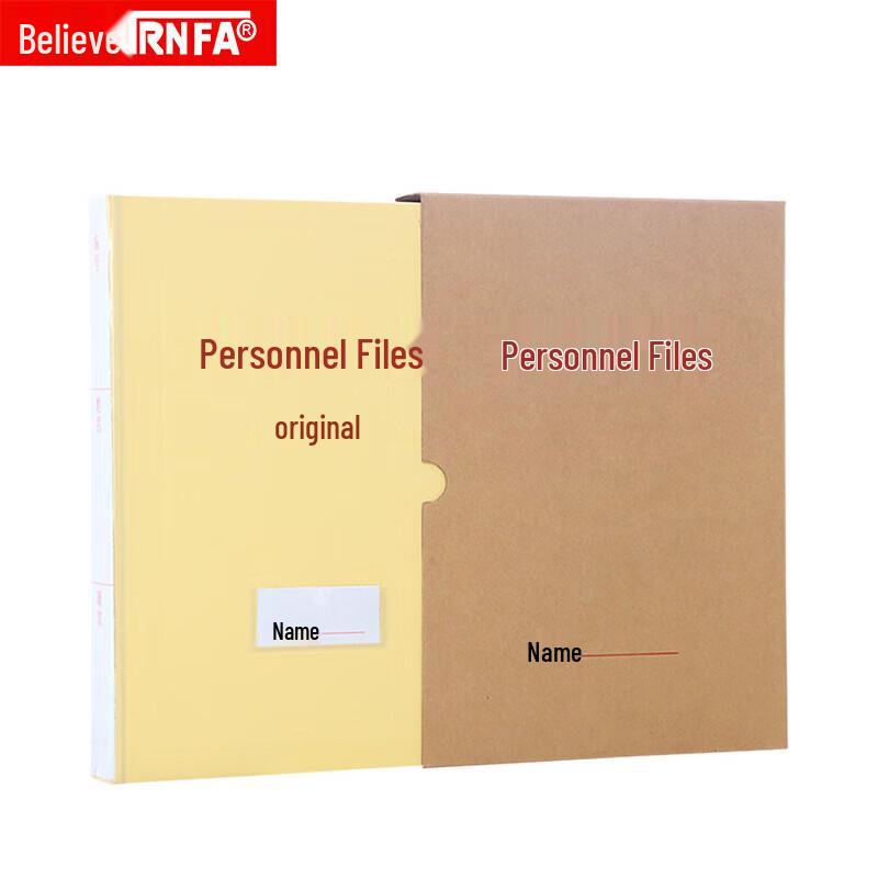 Xinfa A4 Personnel Archive Folder with Spring Clip, 10-Pack