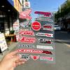 FOR HONDA CBR600RR Reflective Motorcycle Stickers Waterproof Vinyl Decals for Motorbike Helmet Fuel Tank Bike XL0
