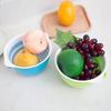 Creative Multi-Functional Double-Layer Drainage Basket, Plastic Vegetable Washing Basket, Vegetable And Fruit Drainage Storage B