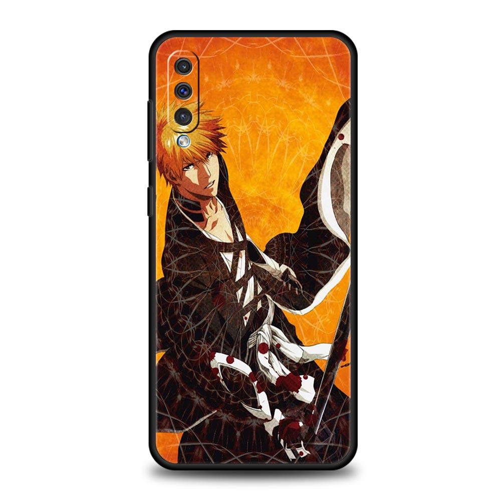 Bleach Kurosaki Ichigo für Samsung Galaxy A52s Telefon Fall 5G A12 A70 A50 A40 A20s A30 A10s A20e A10 A22 A72 a32 4G A02s Abdeckung