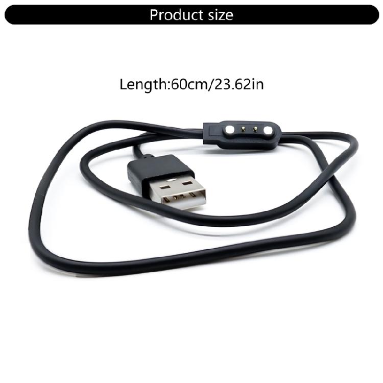 Magnetic USB Charging Cable for LS05/W26/RS4 Smartwatch Replacement USB Magnetic Charging Cradle Dock Stand Cable