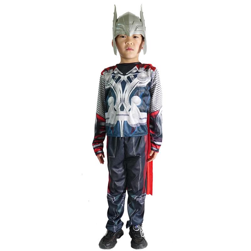 Kinder-Muskelkostüm: Halloween Thor Hummel Cosplay Outfit