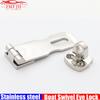 1PCS Boat Swivel Eye Locking Hasp Latch Hardware Marine Accessories 316 Stainless Steel Marine Hasp Latch Buckle Door Latch Lock