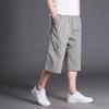 Atmungsaktive Sommershorts für Herren, Fünf-Minuten-Shorts, Baumwoll-Sportshorts mit mehreren Taschen