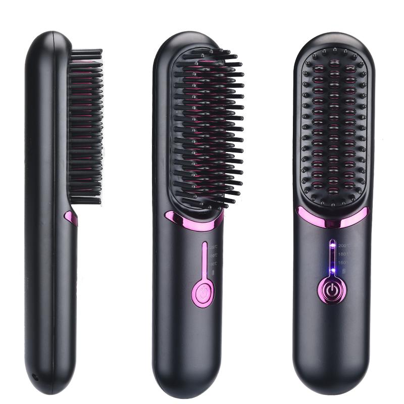 High Quality Portable Mini Electric Hair Comb Professional Multi-Function Straight Brush