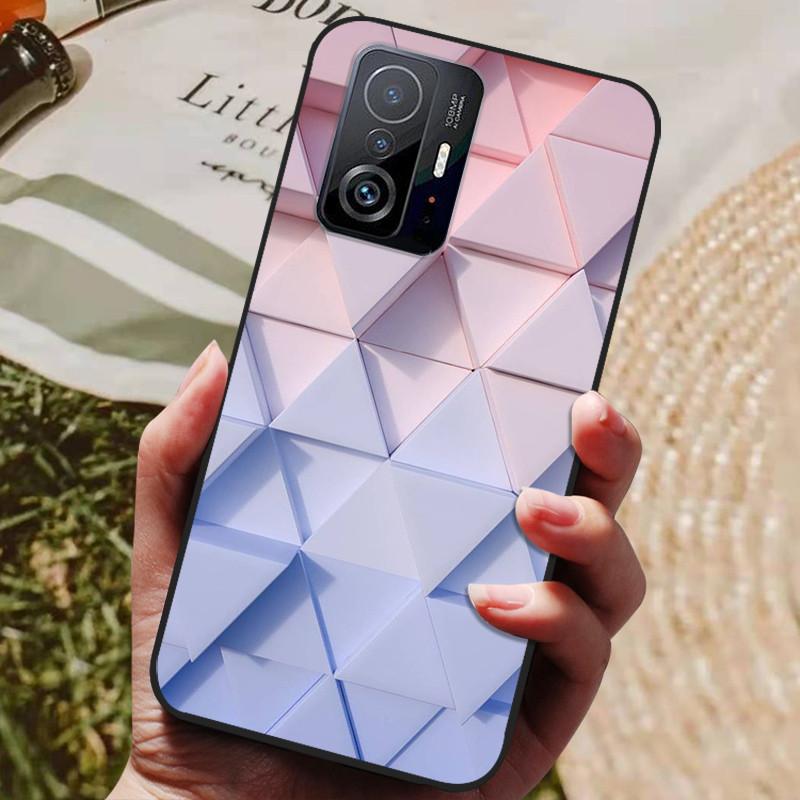 Für Xiaomi 11T Pro Hülle Für Xiaomi mi 11T Pro Hüllen Stoßfestes Silikon Weiches TPU Handy Rückseite Abdeckung Für Xiaomi 11T Pro Fundas