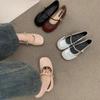 New Style Casual Women's Round-toe Soft-soled Slip-on Low-cut Single Shoes