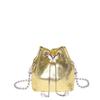 Bags Niche Versatile Chain Bag Women's 2025 New Korean Version Fashion Bright Star Ocean Style Crossbody Bucket Bag