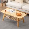 New Chinese-style tea table, simple kang table, solid wood tatami, floor-standing tea table, small tea table