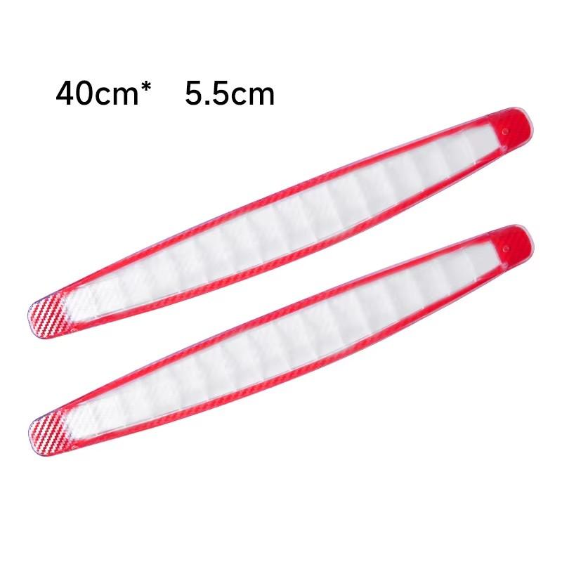 2PCS Universal Front Rear Bumper Corner Protector Guard Car Anti-collision Protection Decoration Strip Car Protect Accessories
