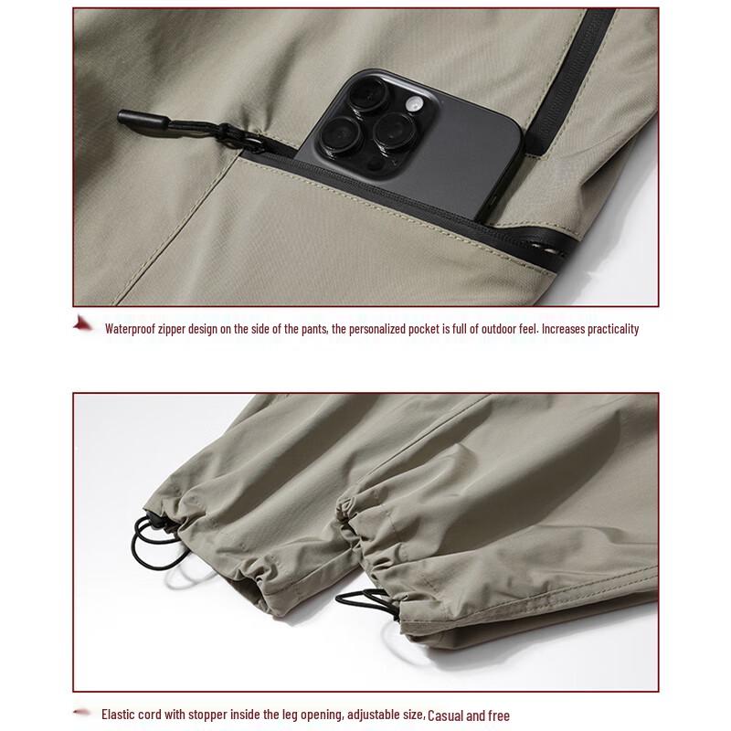 Jeep Men's Straight Fit Casual Cargo Pants