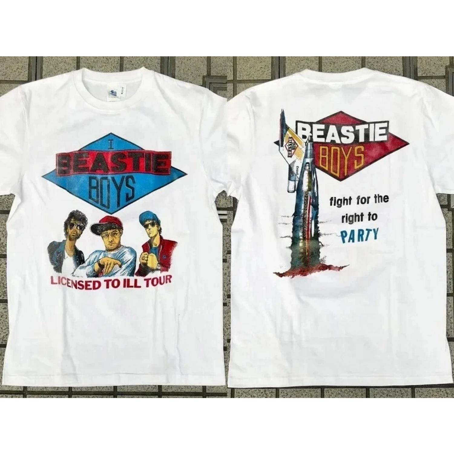 

Beast Boys Band T-shirt, Beast Boys Band 1997 Tour T-shirt Perfect Daily Dressing _ Fun Printed Top S