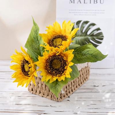 Artificial Flower Sunflowers Lifelike Realistic Low-maintenance Non-fading Easy-care Artificial Flowers