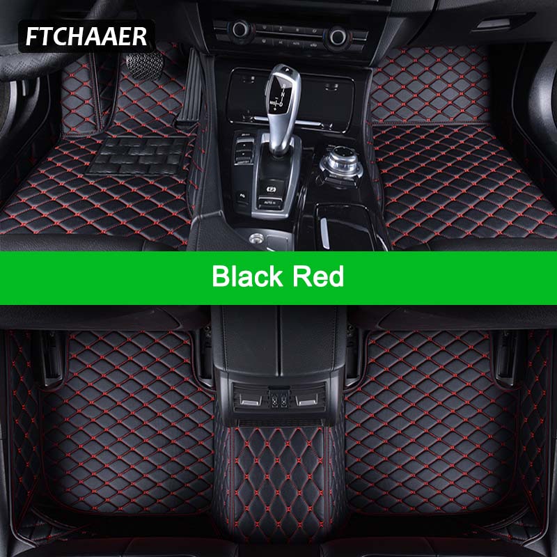 FTCHAAER Custom Car Floor Mats For BMW 3er E90 2005-2013 316-335 Auto Carpets Foot Coche Accessorie