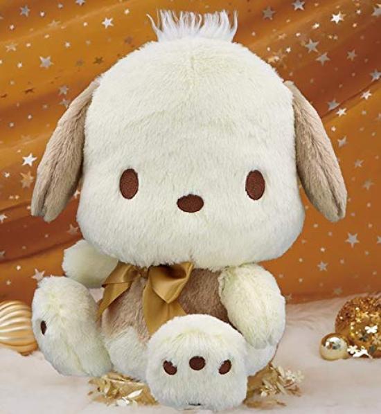 Furyu Pochacco Plush Toy, Milky White, BIG (approx. 32cm)