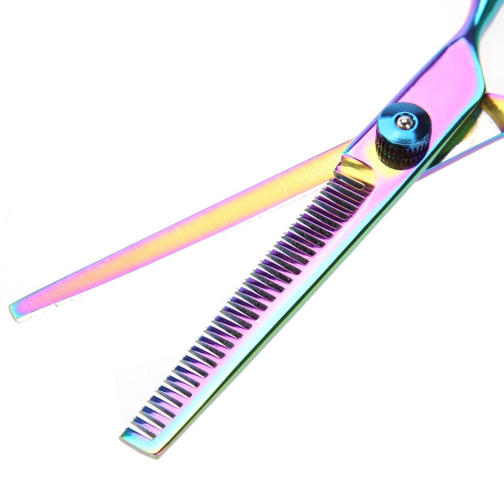 Professional Pet Dog Hair Cutting Thining Curved Scissors Grooming Hairdressing Shear