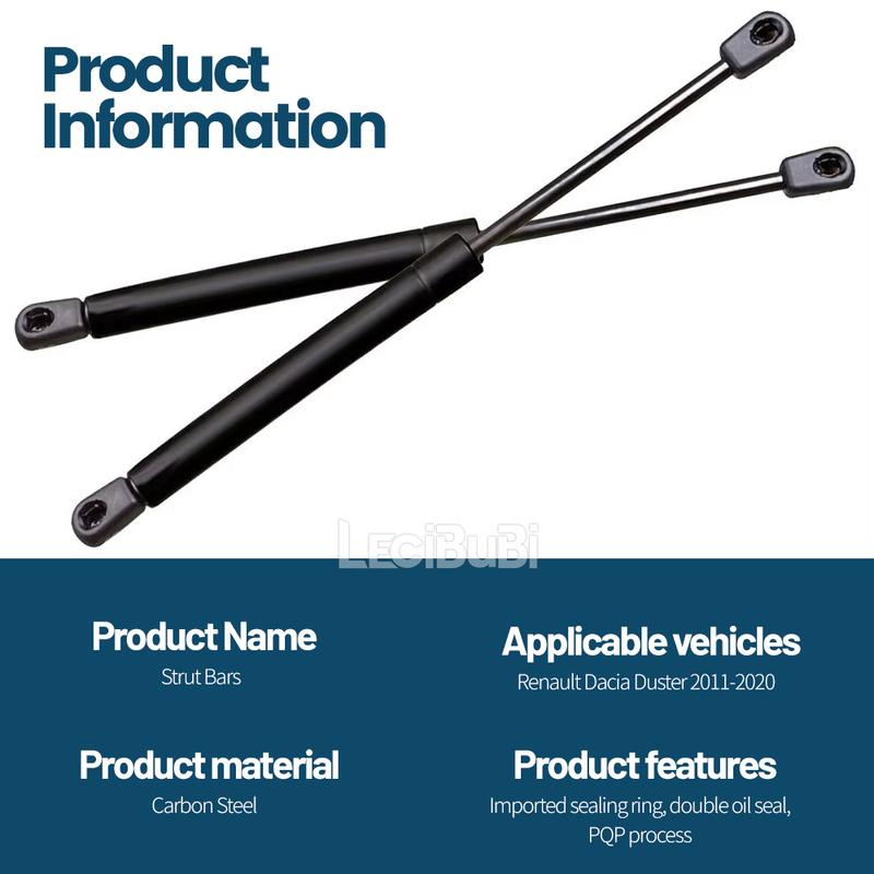 For Renault Dacia Duster 2011-2016 2pcs Rear Trunk Tailgate Strut Boot Lift Support Bars Gas Spring Dampers Rod 904520004R