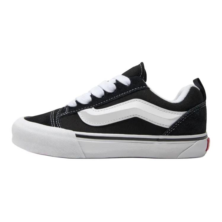 

New Vans Knu Skool Anti-Slip Wear-Resistant Low-Top Kids Skateboarding Shoes Black White Kids VN000CYU6BT1 31.5
