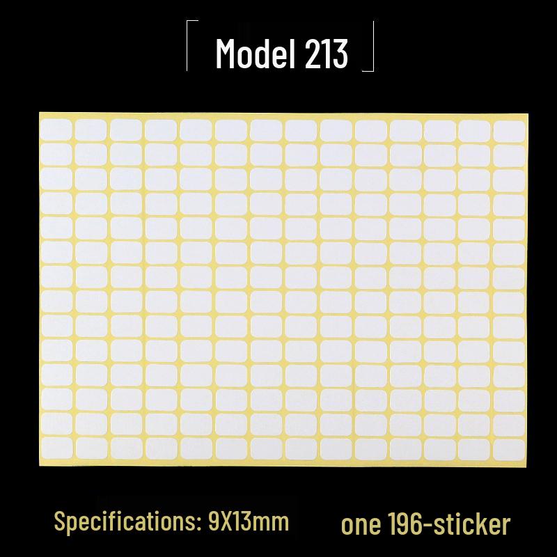 Adhesive Memo and Name Sticker Labels