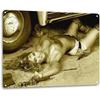 Decorative Metal Tin Sign, Anime Fitness Girl, 20x30 cm