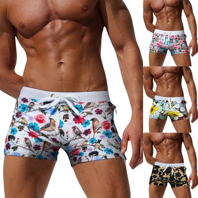Men's Swim Trunks Surf Quick Dry Fashion Zipper Shorts Beach Pocket Swimsuit