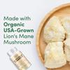 Pslalae Lion's Mane Mushroom Capsules, 1000 mg per serving, all-natural, suitable for both men and women.