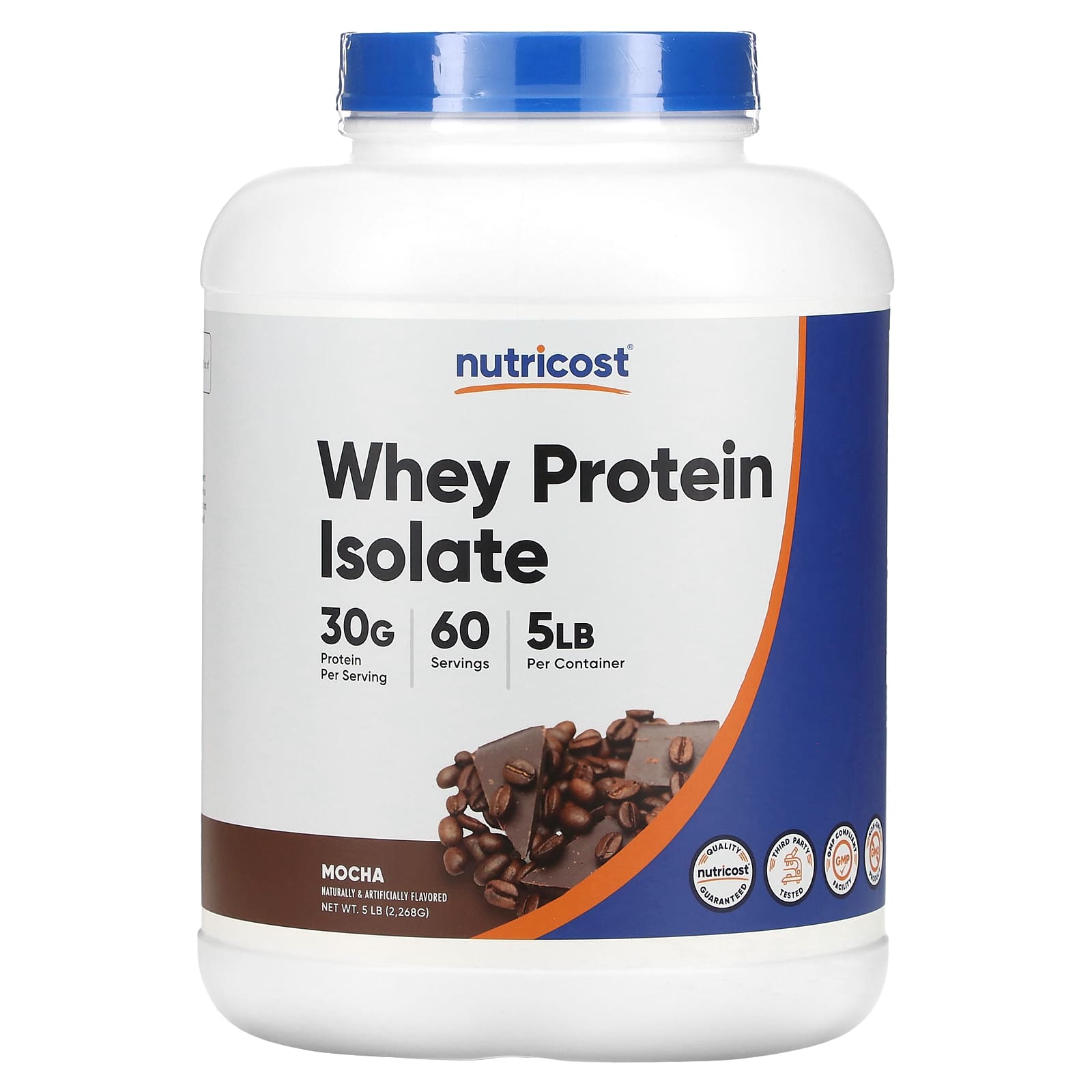 

Whey Protein Isolate, Mocha Flavor, 2,268G (5Lb)