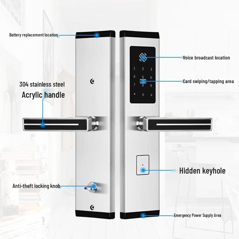 Hengdafei S2-LM Smart Fingerprint Anti-Theft Door Lock