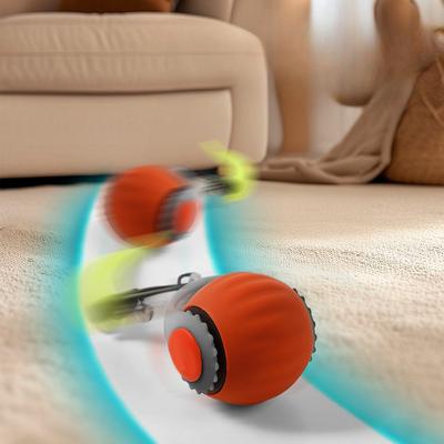 Cat Smart Interactive Toy USB Automatic Rolling Ball Kitten Teaser Training Toys Cat Self-moving Electric Toys Pet Accessories