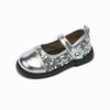 2025 autumn new classmate little girl temperament sequined princess shoes Korean version fashion trendy girls single leather shoes