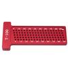 Woodworking Scribe Metric 100MM Precision T-Ruler Aluminum Alloy Pocket Ruler Marking Gauge Carpentry Cross Calibration Ruler