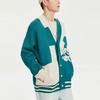 Li Ning X Disney Mickey Mouse Pattern Sweater Unisex sweater Blue-Spruce-Green AMBR006-1