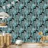 Drawn leaves forest wallpaper for living room and bedroom 50x1000