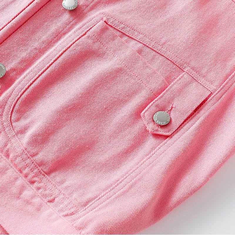 Vestă Denim Trendy pentru Femei - Subțietoare, Elegantă & Versatilă pentru Primăvară/Toamnă, Culori Multiple
