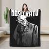 Black Metal Nosferatu Blanket  Fuzzy Vintage Breathable Throw Blanket for Bed Sofa Autumn/Winter