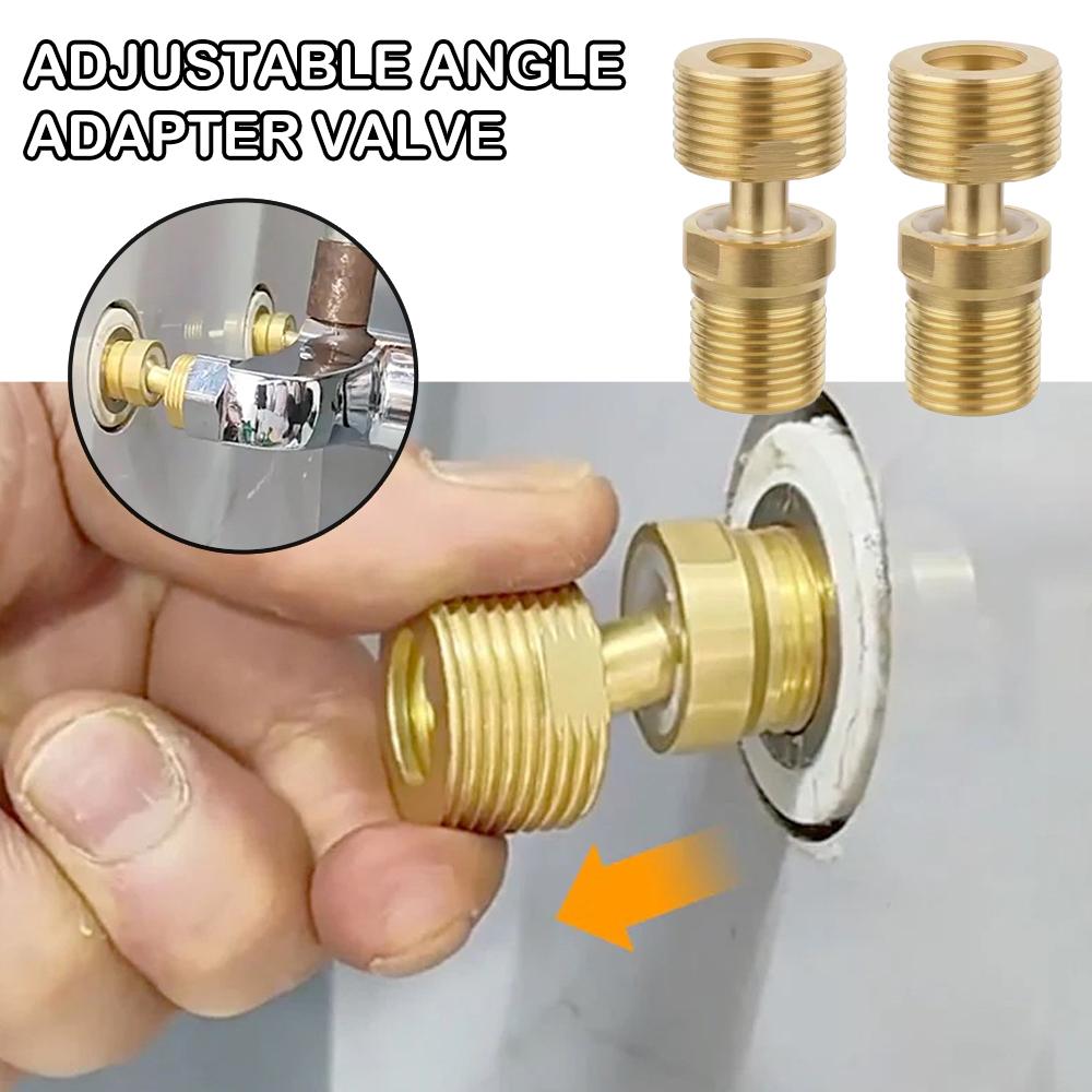 All-copper Shower Tap Adapter Curved Foot Shower Mixer Adapter Curved Foot Angle Mixing Valve S J5S0