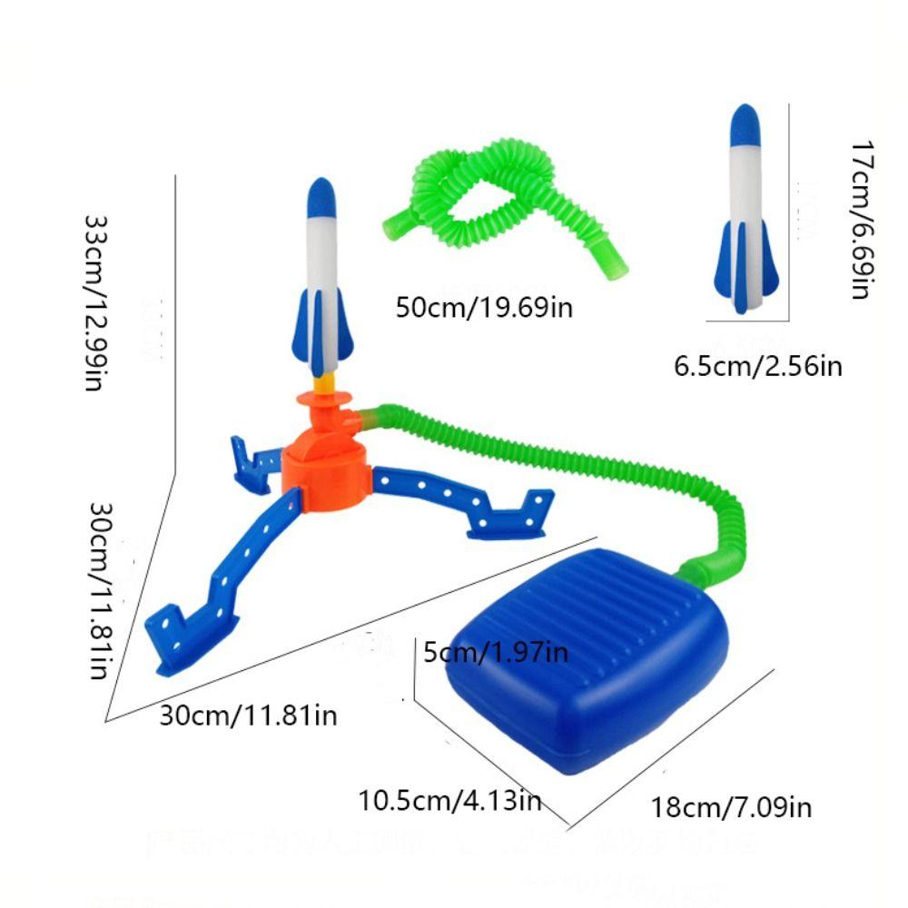 Sports Toys Foot Pump Launcher Toys Foot Pedal Launcher Soaring Rocket Pressed Rocket Launchers