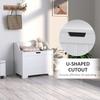 61L Home Storage Chest - White