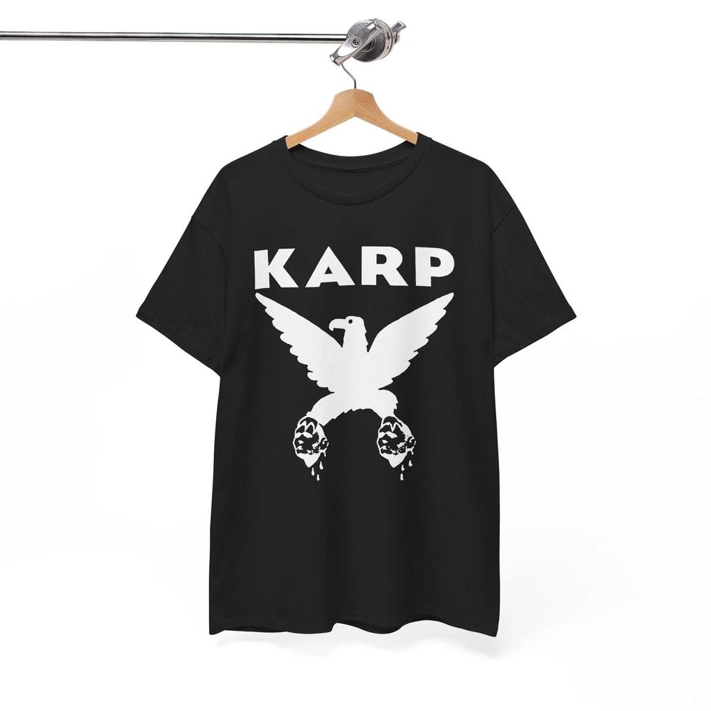 Футболка с группой Karp, Музыкальная футболка рок-группы, Унисекс футболка в стиле панк-готика L