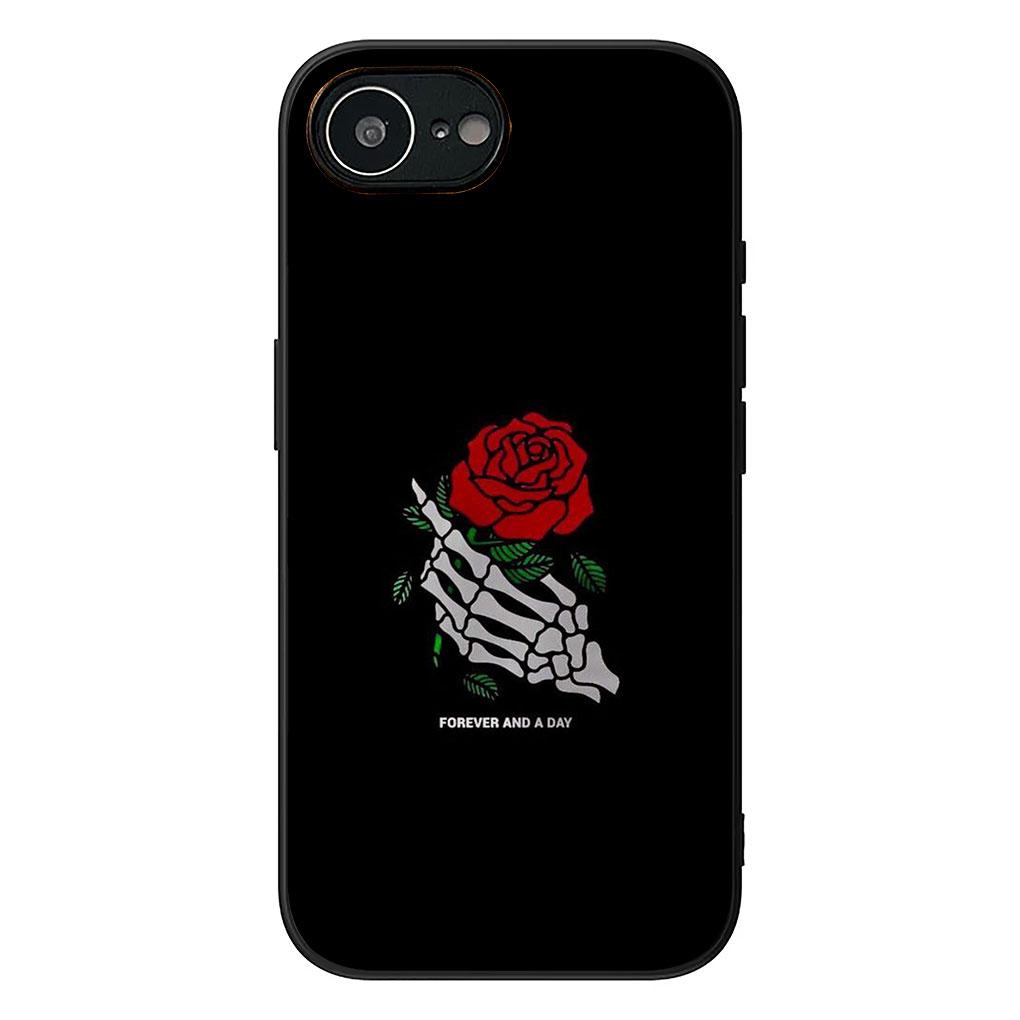 Rose Flower Casing Phone Cover for Apple iPhone 13 12 Mini XS 11 Pro Max 7 8 Plus + XR SE 2022 2020 SE3 Soft Case